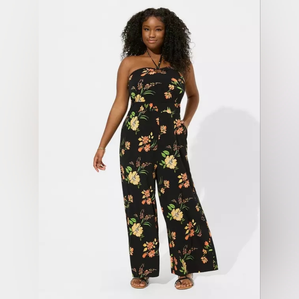 Studio Knit O-Ring Halter Jumpsuit View 2
